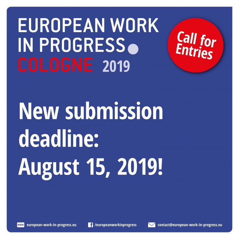 Extended submission deadline August 15, 2019 European Work in